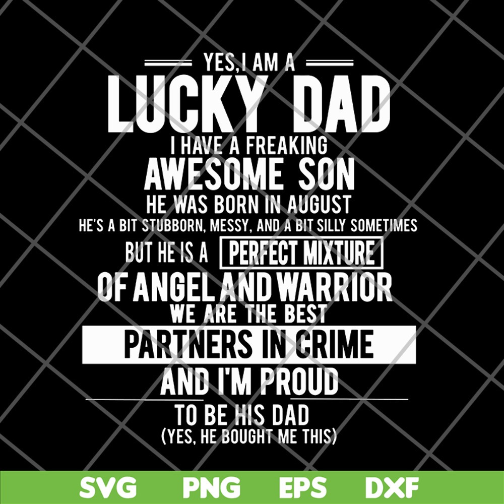 FTD28052122-yes, i'm a lucky dad svg, png, dxf, eps digital file FTD28052122.jpg