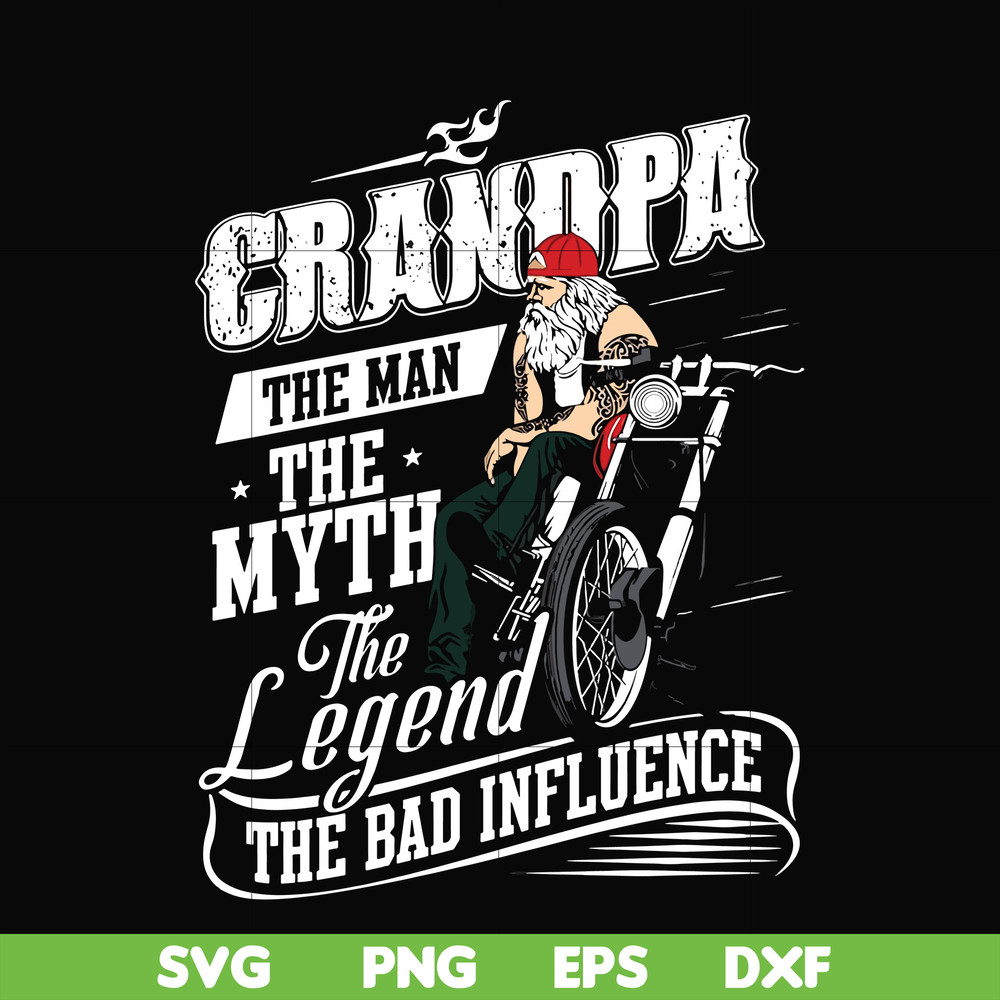 FTD47-Grandpa the man the myth the legend svg, png, dxf, eps, digital file FTD47.jpg