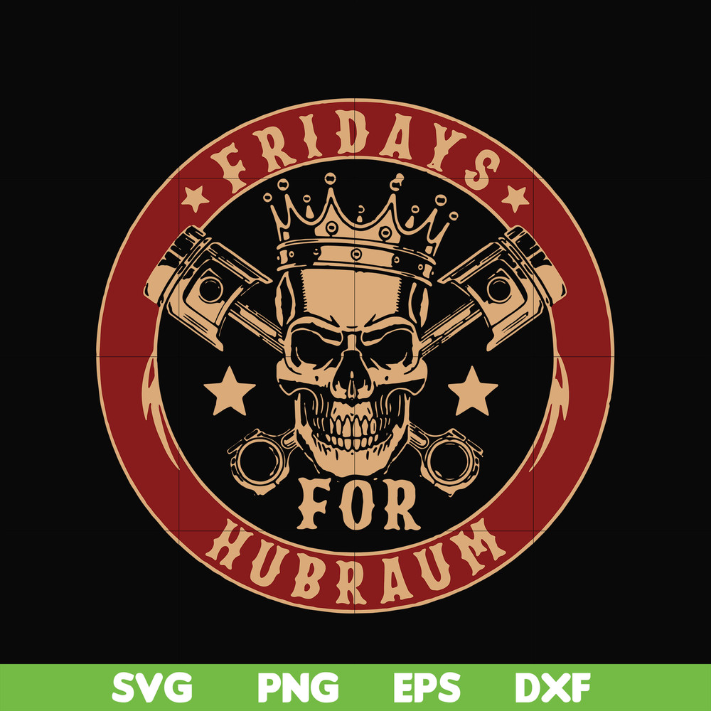 HLW0023-Fridays hubraum svg, halloween svg, png, dxf, eps digital file HLW0023.jpg