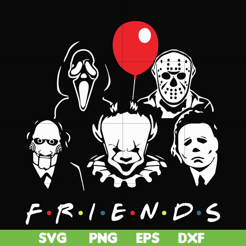 HLW0082-Friends svg, png, dxf, eps digital file HLW0082.jpg