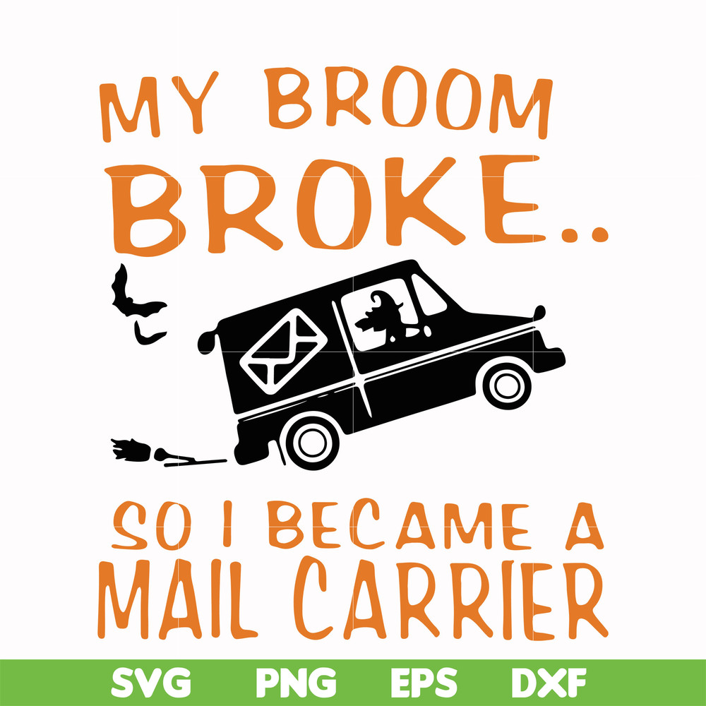 HLW0127-My broom broke svg, png, dxf, eps digital file HLW0127.jpg