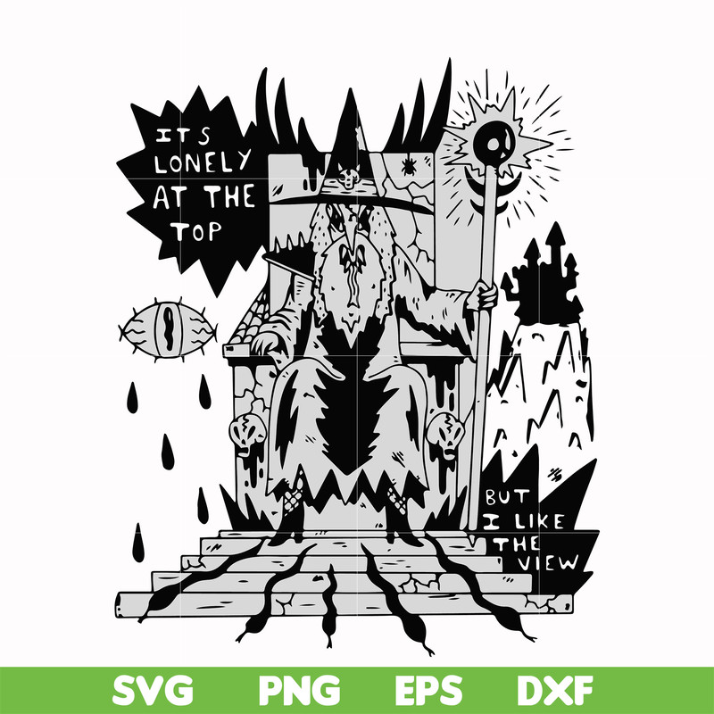 HLW0144-it's lonely at the but i like the view svg, png, dxf, eps digital file HLW0144.jpg