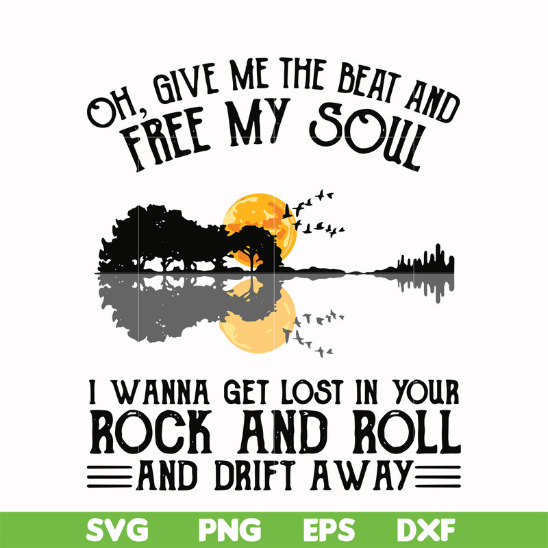 HLW0166-Give me the beat and free my soul svg, png, dxf, eps digital file HLW0166.jpg