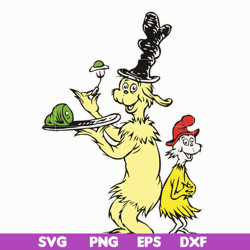 DR05012120-Green Eggs and Ham svg, The Ham in the hat svg, Ham svg, dr svg, png, dxf, eps file DR05012120.jpg