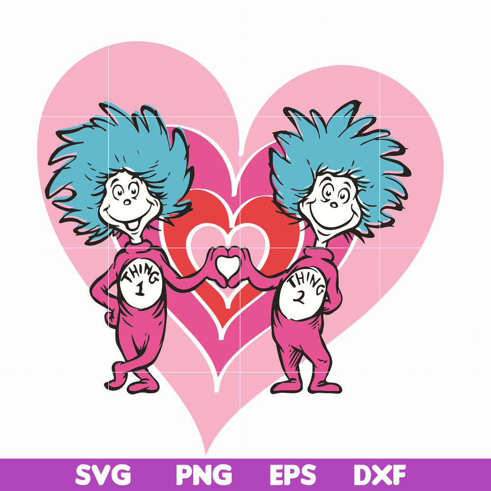 DR05012130-dr seuss valentines day cards svG, Heart dr seuss svg, dr svg, png, dxf, eps file DR05012130.jpg