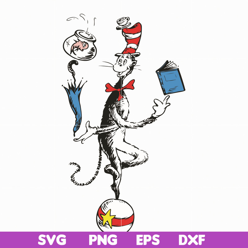 DR05012132-Cat In The Hat You Are The Best Quotes You svg, dr svg, png, dxf, eps file DR05012132.jpg