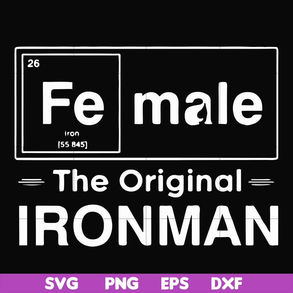 FN000211-Female the original ironman svg, png, dxf, eps file FN000211.jpg