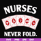 FN000311-Nurses never fold svg, png, dxf, eps file FN000311.jpg
