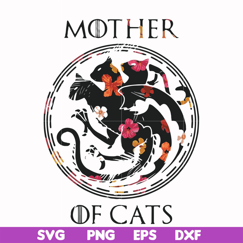 FN000409-Mother of cats svg, png, dxf, eps file FN000409.jpg