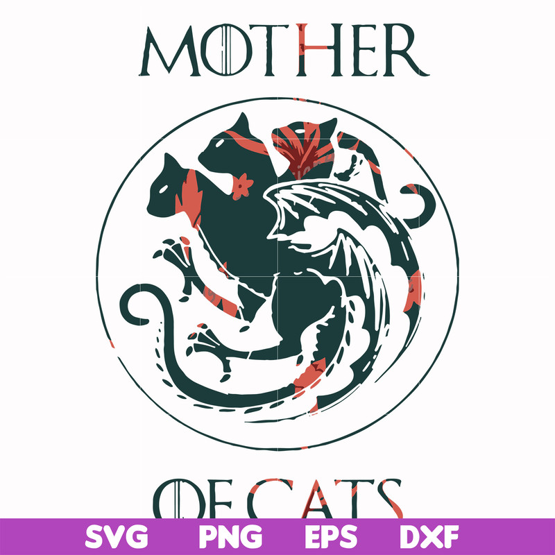 FN000410-Mother of cats svg, png, dxf, eps file FN000410.jpg