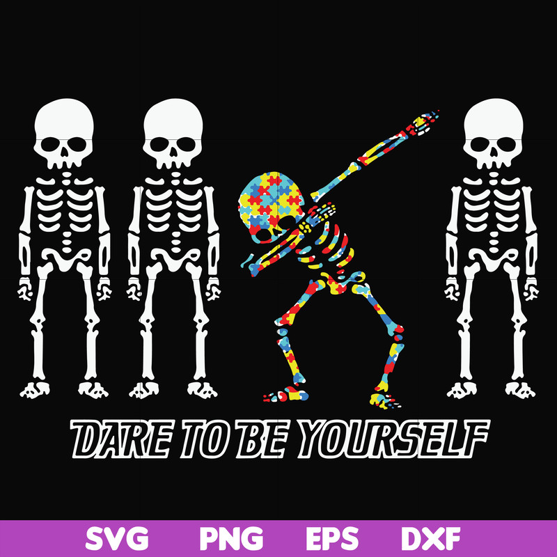 FN00057-Dare to be yourself svg, png, dxf, eps file FN00057.jpg