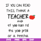 FN00061-If you can read this thank a teacher svg, png, dxf, eps file FN00061.jpg