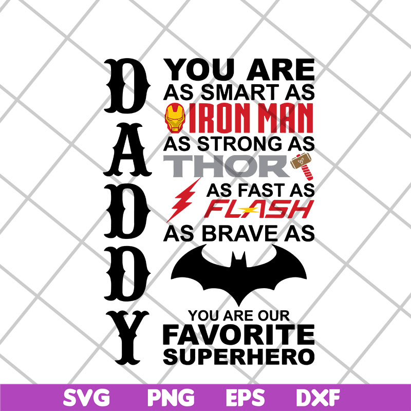 FTD05052114-Daddy avenger svg, Fathers day svg, png, dxf, eps digital file FTD05052114.jpg