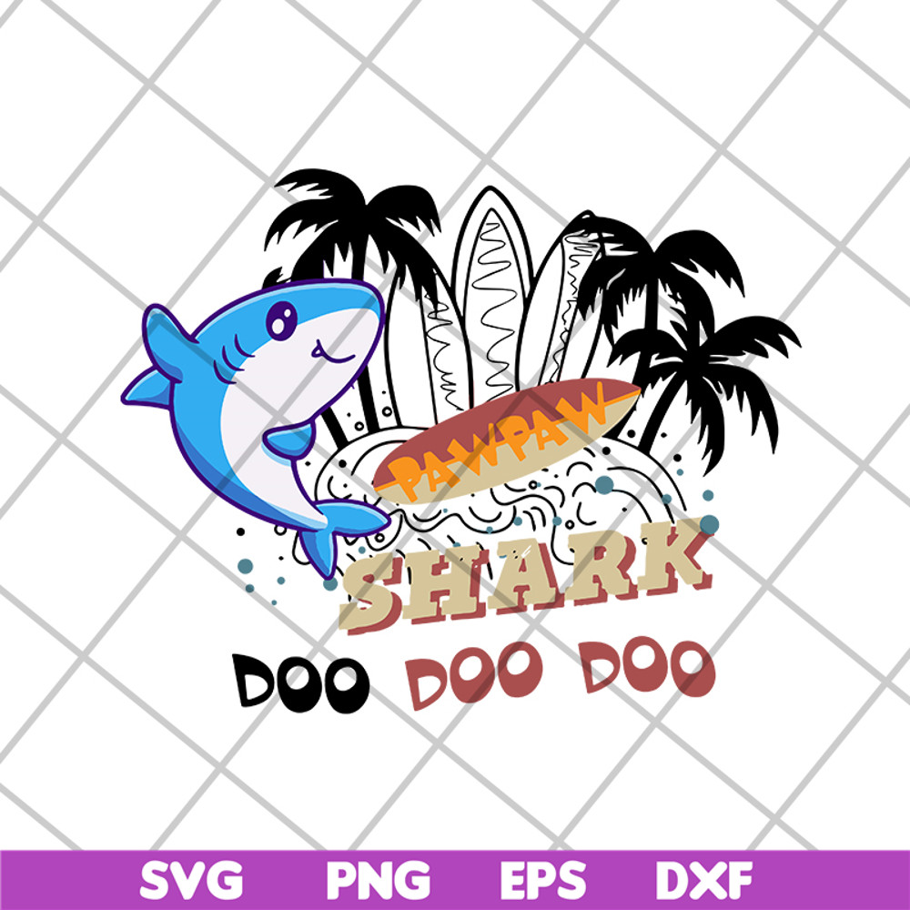 FTD18052117-doo doo shark svg, png, dxf, eps digital file FTD18052117.jpg
