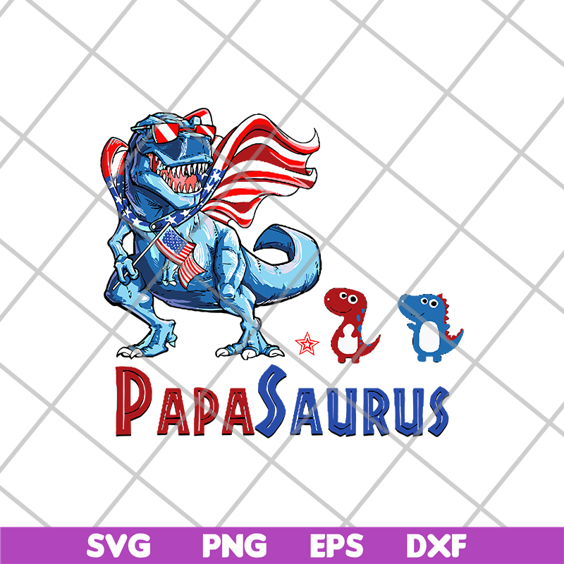 FTD24052101-Papa Saurus With Grandkids svg, png, dxf, eps digital file FTD24052101.jpg