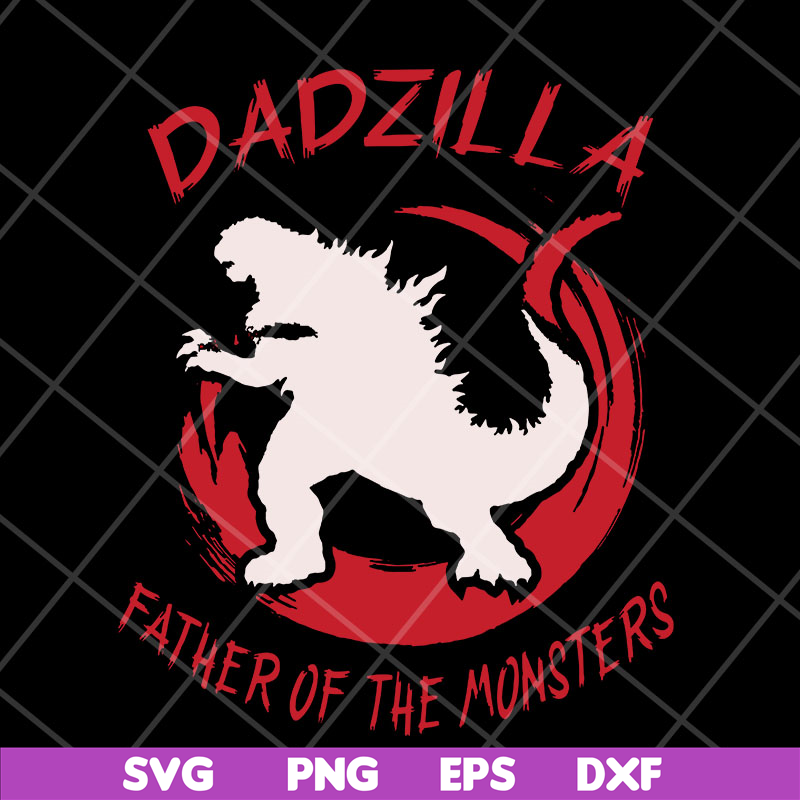 FTD29042112-Dadzilla svg, Fathers day svg, png, dxf, eps digital file FTD29042112.jpg