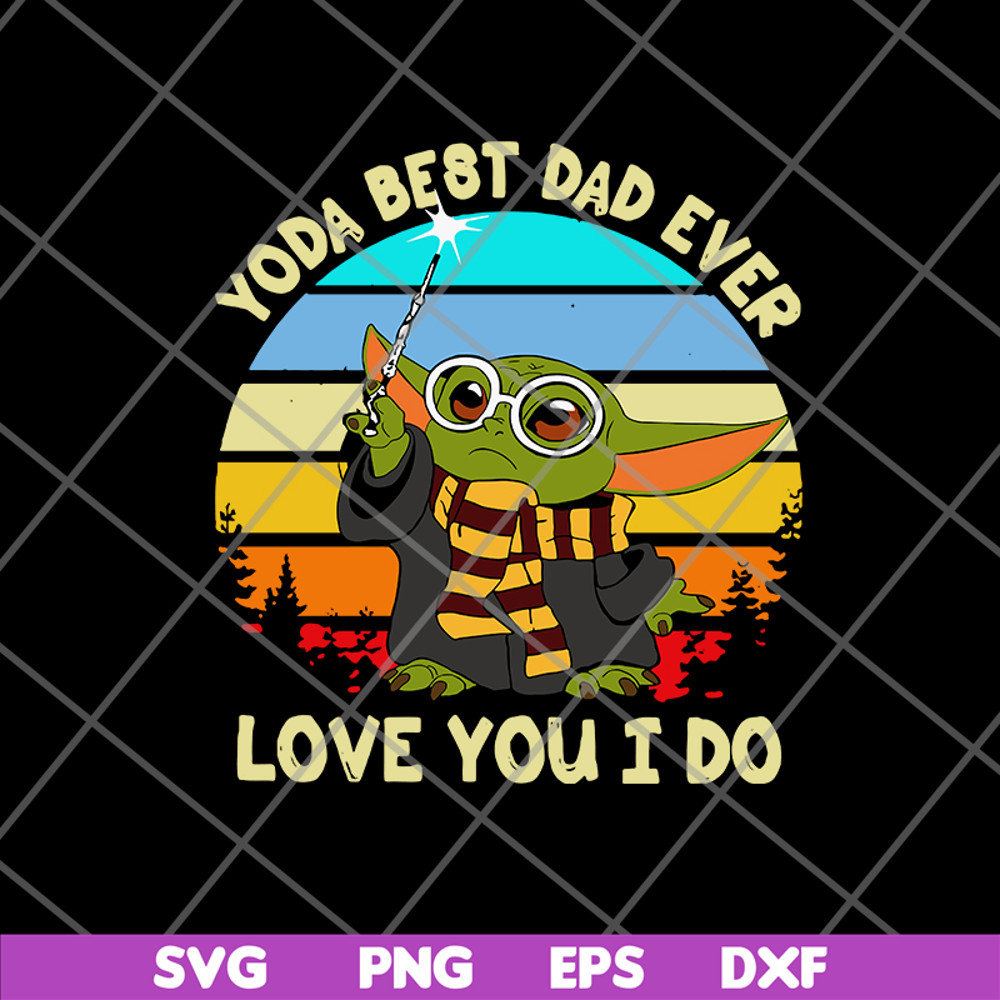 FTD29052138- Star wars baby yoda best dad ever svg, png, dxf, eps digital file FTD29052138.jpg