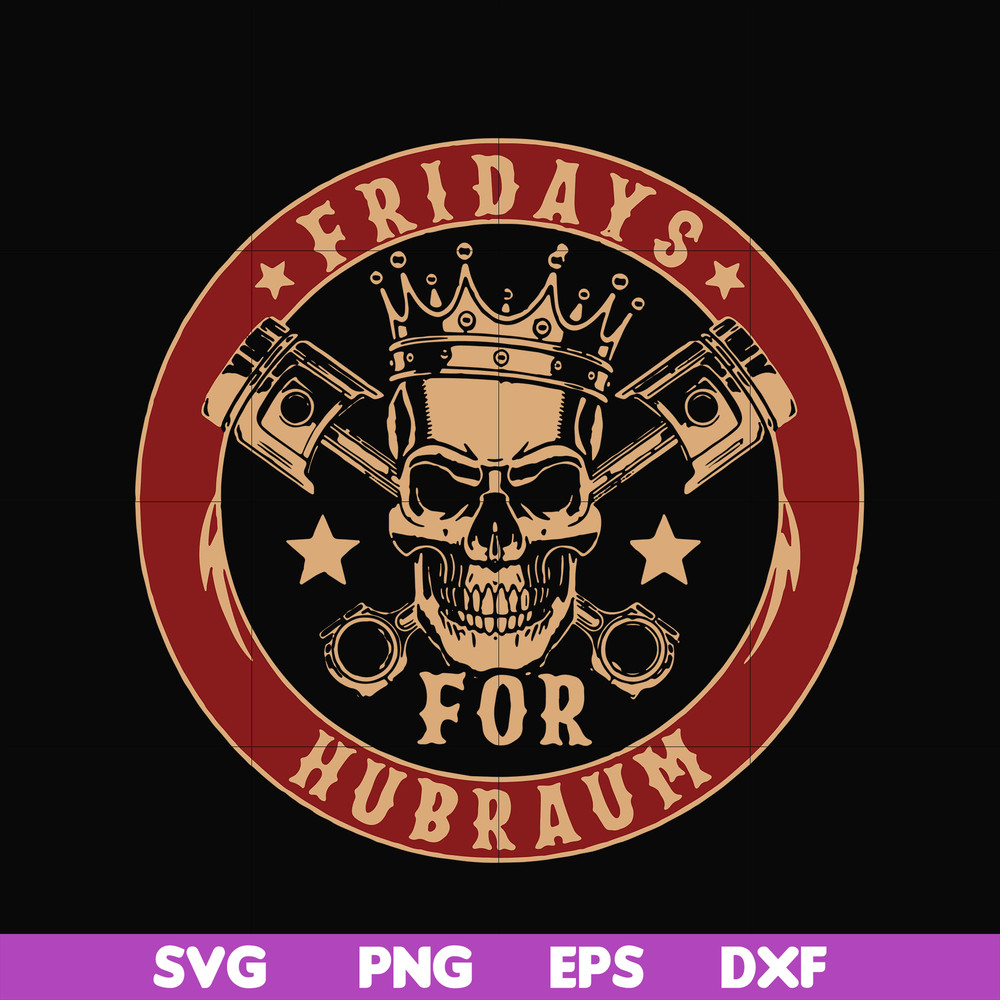 HLW0023-Fridays hubraum svg, halloween svg, png, dxf, eps digital file HLW0023.jpg
