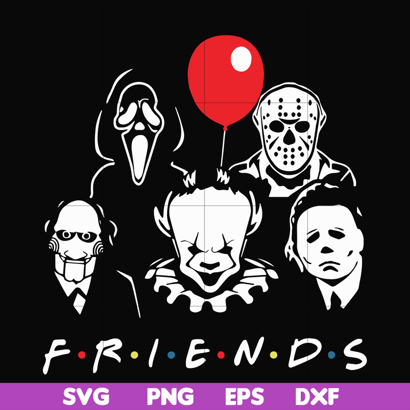 HLW0082-Friends svg, png, dxf, eps digital file HLW0082.jpg
