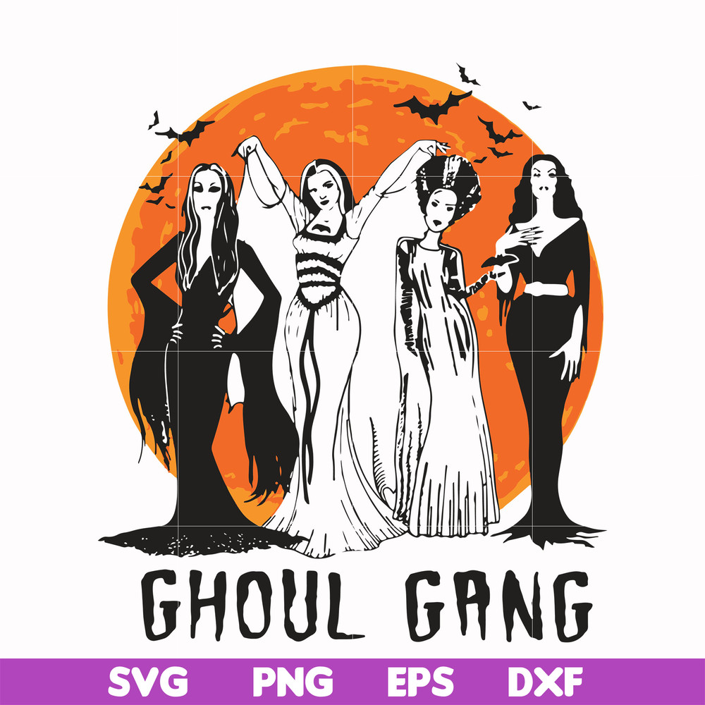 HLW0085-Ghoul gang svg, png, dxf, eps digital file HLW0085.jpg