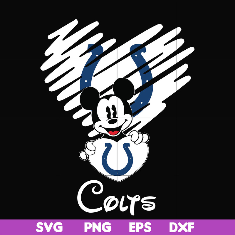 NNFL0037-Colts heart svg, png, dxf, eps digital file NNFL0037.jpg