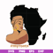 OTH00012-Myroots Svg, Afro Woman Svg, African American Woman svg, png, dxf, eps file OTH00012.jpg