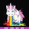 OTH0013-Cute magic unicorn and rainbow svg, png, dxf, eps digital file OTH0013.jpg