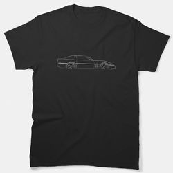 chevy c4 corvette zr-1 - profile stencil, white essential t-shirt