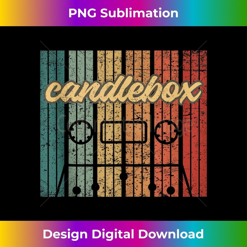 Retro Candle-Box 90s Cassette Rock Vintage Musician 2 - PNG Transparent Sublimation Design