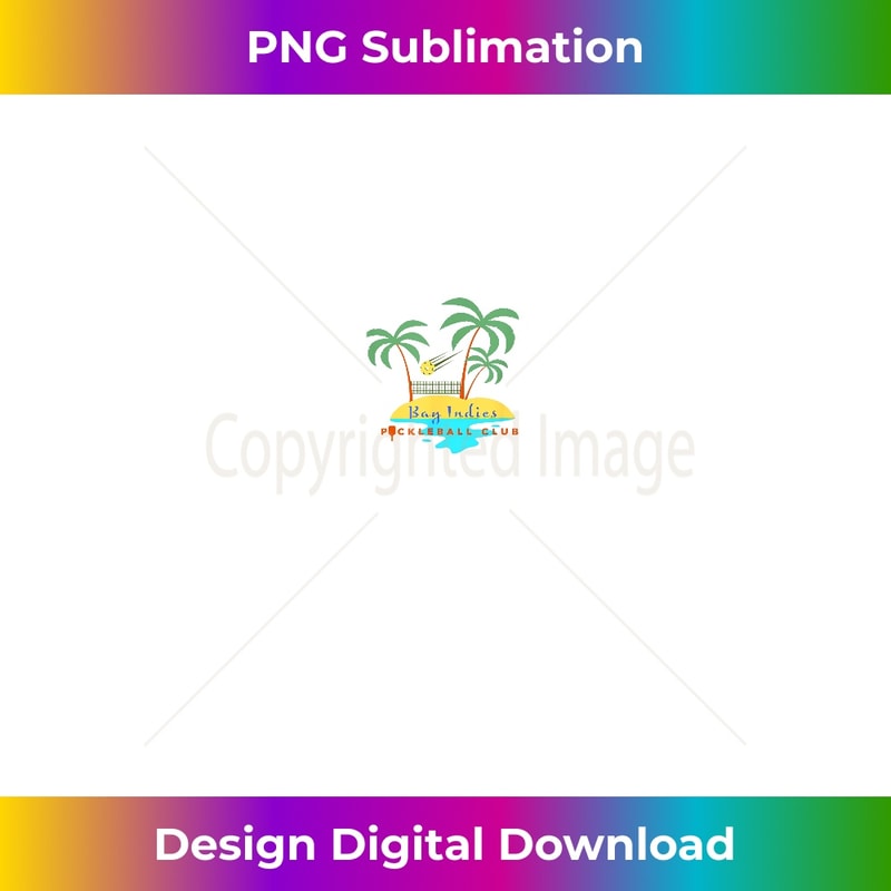 Bay Indies Pickleball Club - Unique Sublimation PNG Download