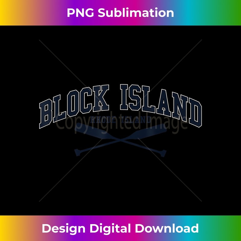 Block Island Rhode Island Vintage Style - Sublimation-Ready PNG File