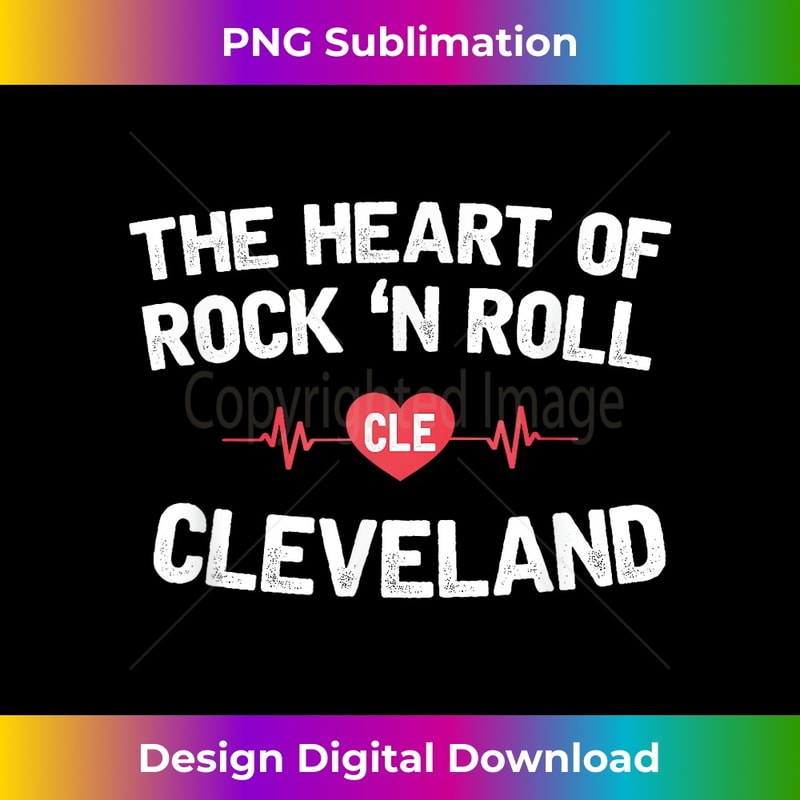 Rock 'N Roll Cleveland - Premium PNG Sublimation File