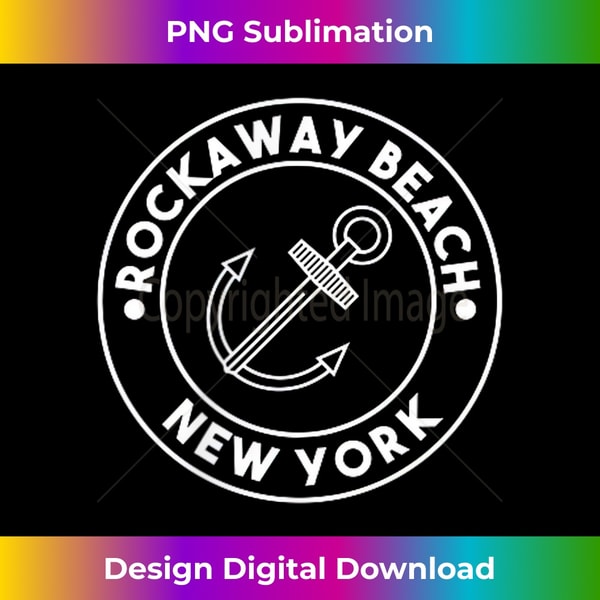 Rockaway Beach New York Souvenirs Pocket Logo - Sublimation-Ready PNG File