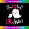 Big Sister Pregnancy Announcement Ghost Cute Halloween Girls - Artistic Sublimation Digital File