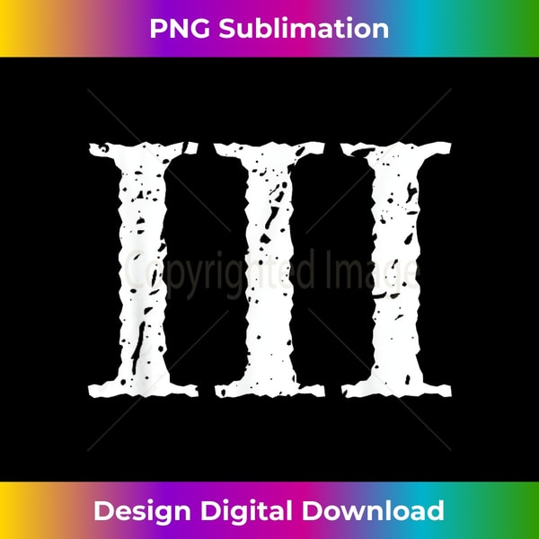 Roman Numeral 3 III Three 1 - PNG Transparent Sublimation Fi | Inspire ...
