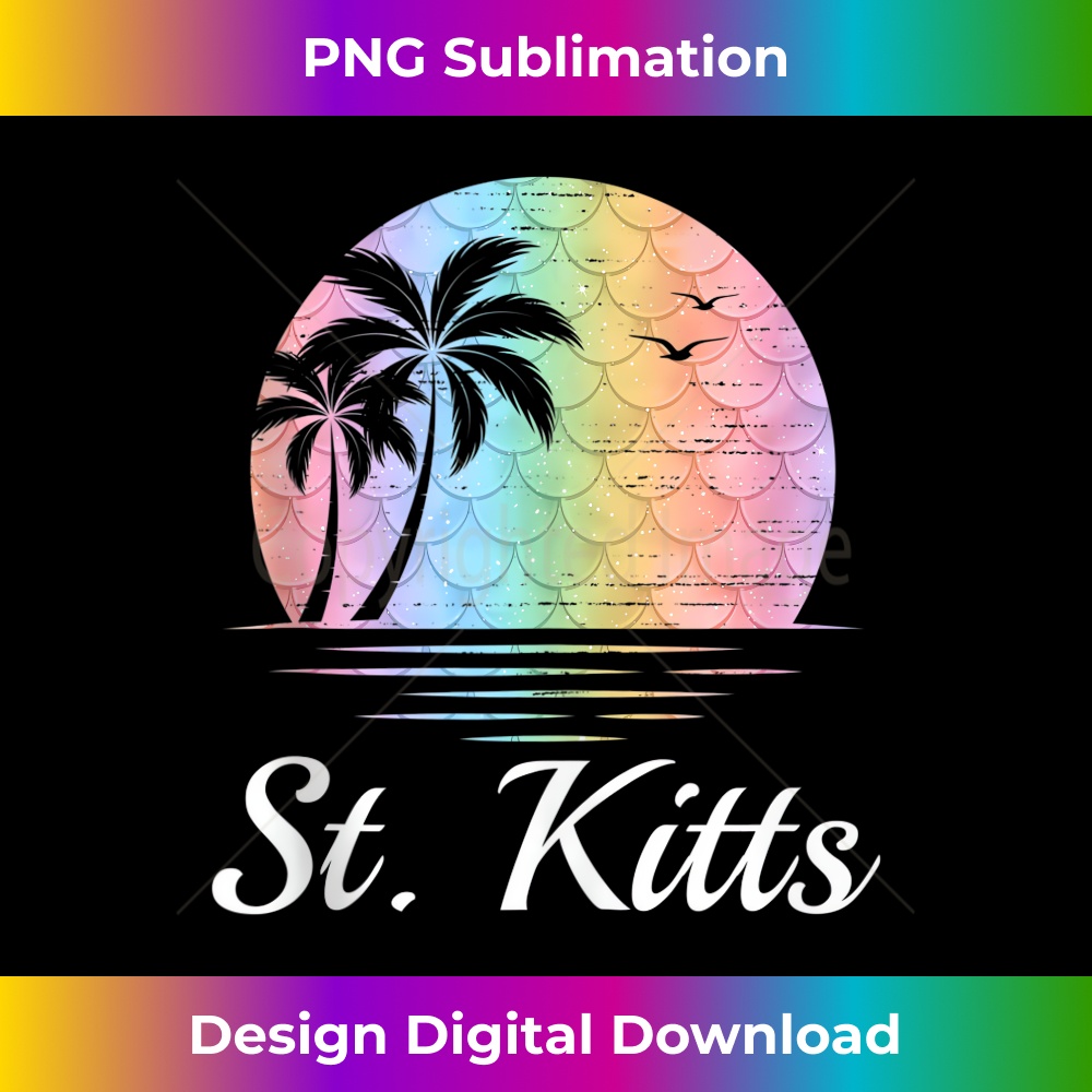 St. Kitts Family Vacation Tropical Beach Mermaid Group  1 - Instant PNG Sublimation Download