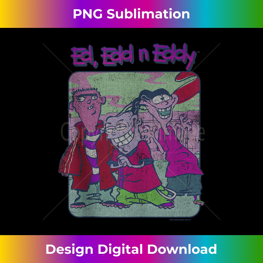 CN Ed, Edd N Eddy Neon Group Shot - Elegant Sublimation PNG Download