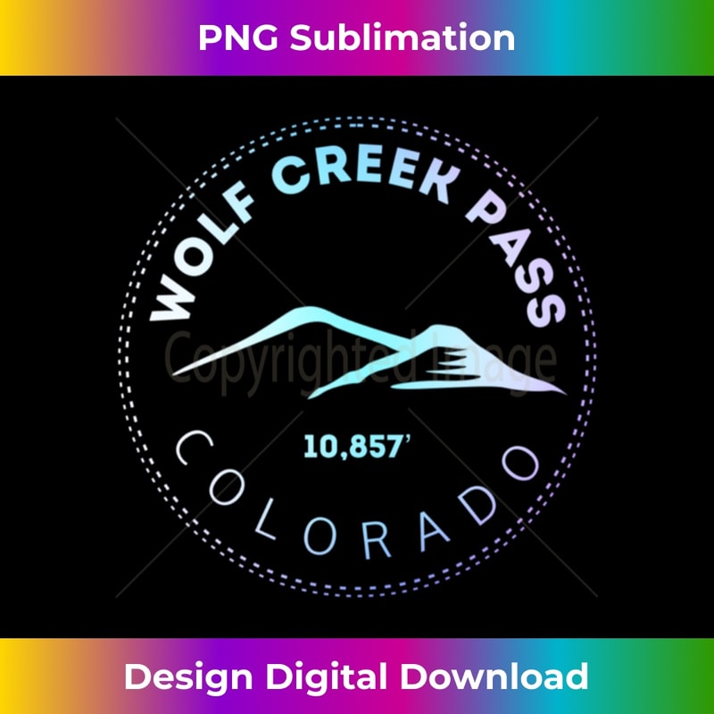 Wolf Creek Pass Colorado - CO Elevated Mountain 1 - Stylish Sublimation Digital Download