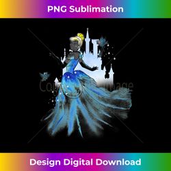 disney cinderella watercolor twirling portrait - png transparent sublimation design