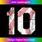 Vintage Baseball 10 Jersey Number  1 - Exclusive Sublimation Digital File