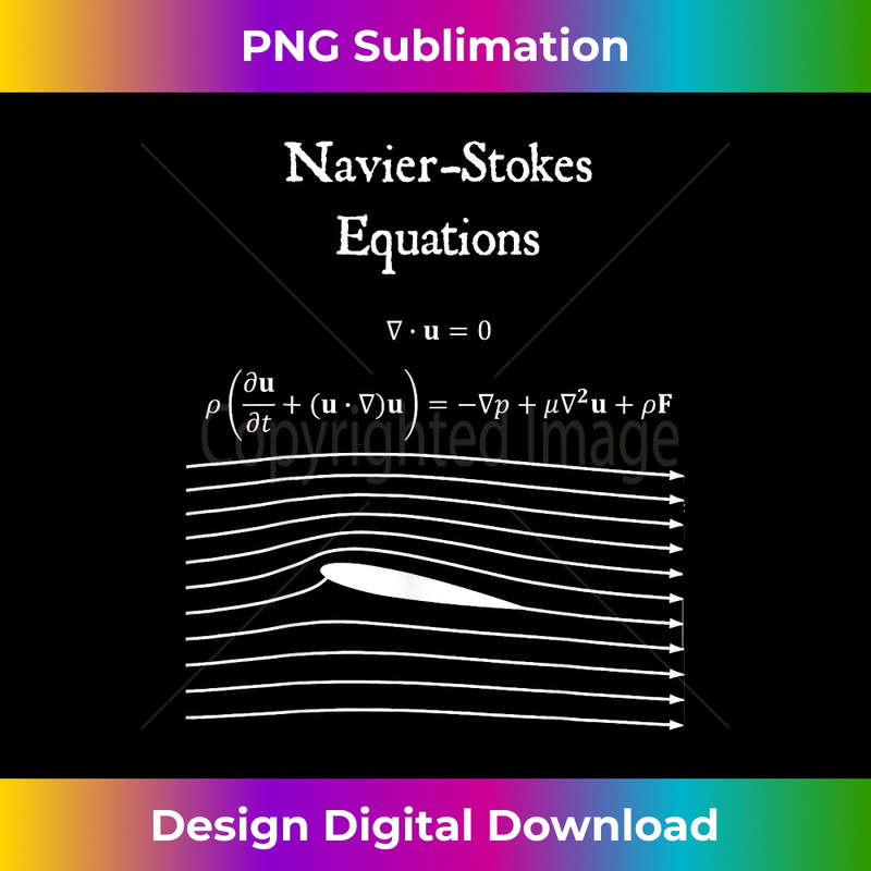 Navier Stokes Equation Physics Math Teacher Nerdy 1 - Creative Sublimation PNG Download