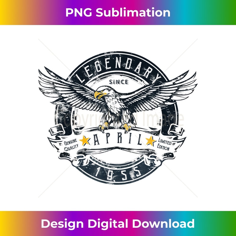 68 Years Old s Legendary Since April 1955 68th - PNG Sublimation Digital Download