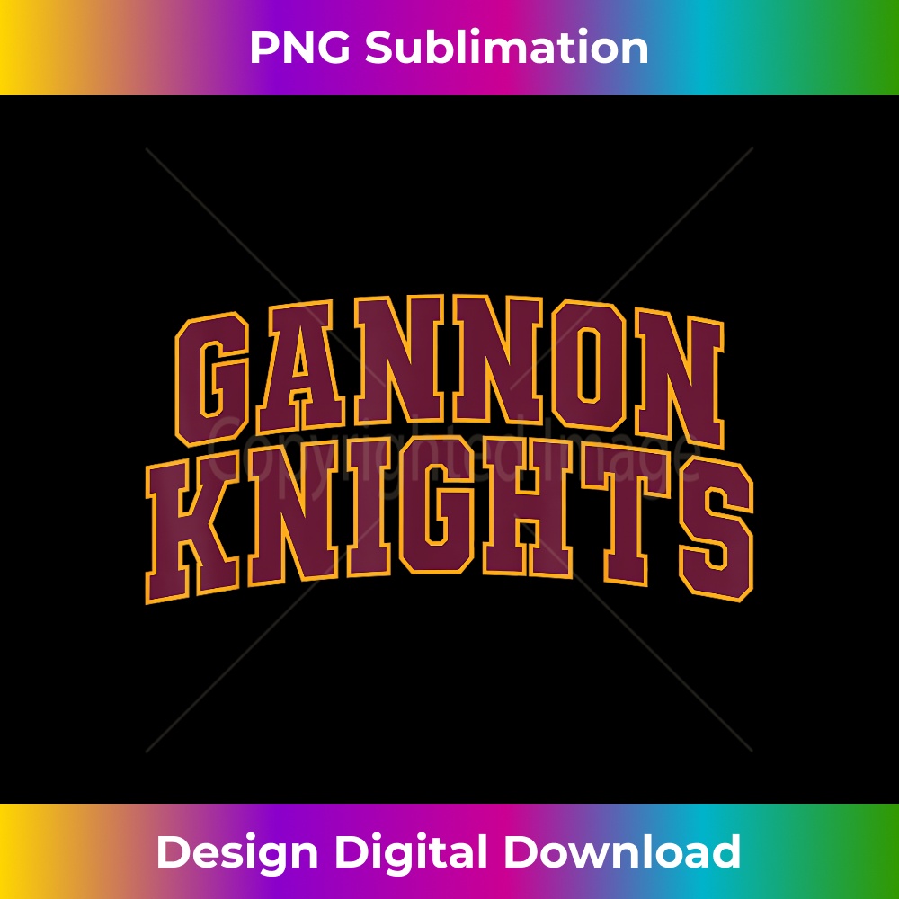 Gannon University Knights - Retro PNG Sublimation Digital Download