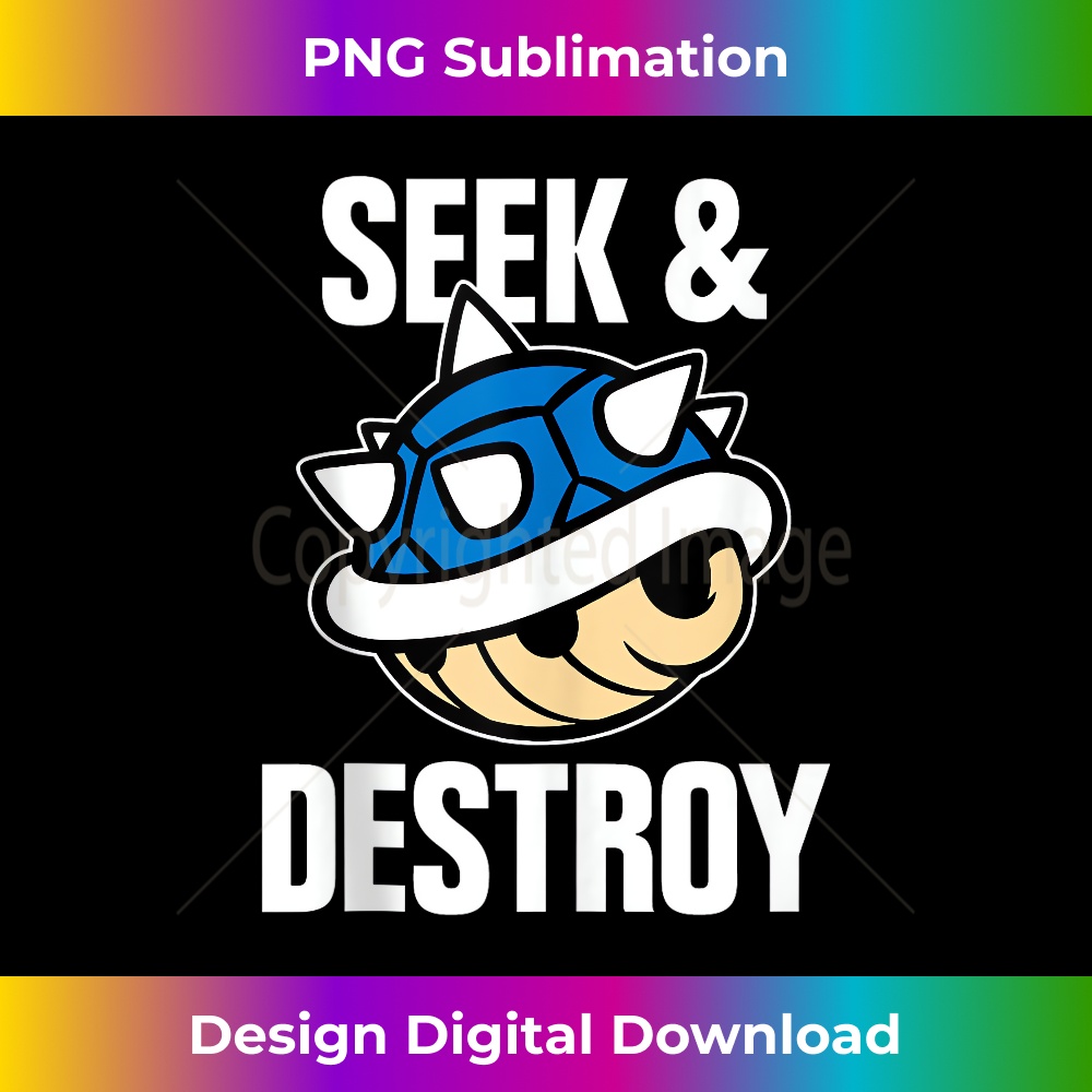 Nintendo Mario Kart Spiny Shell Destroys 1 - Stylish Sublimation Digital Download