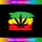 Reggae Weed Leaf Jamaican Rastafari Colors Marijuana 1 - Special Edition Sublimation PNG File
