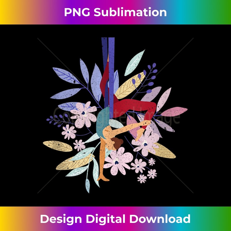 Aerial SIlks Bloom Circus Yoga - Premium PNG Sublimation File