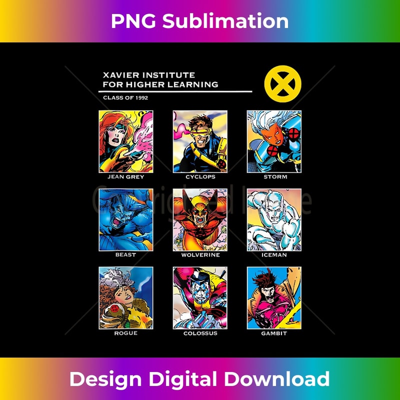 Marvel X-Men Xavier Institute 90s 1 - High-Resolution PNG Sublimation File