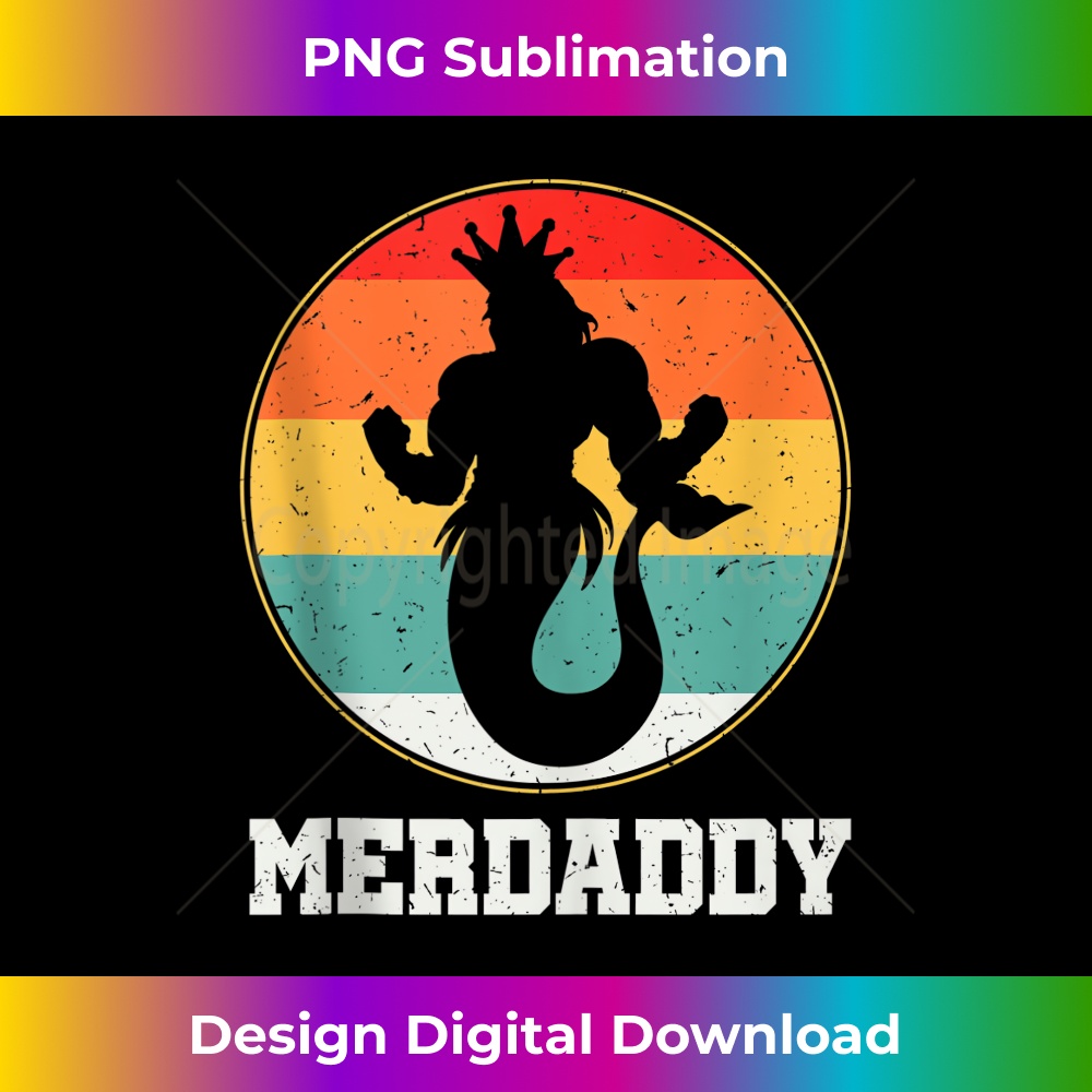Merdaddy Security Merman Mermaid Daddy Fish Father's Day 1 - Artistic Sublimation Digital File