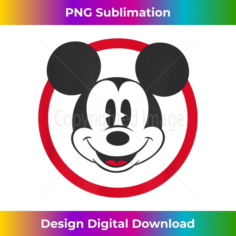 Amazon Essentials Men's Smiling Mickey in Red Circle , White, Small - Retro PNG Sublimation Digital Download