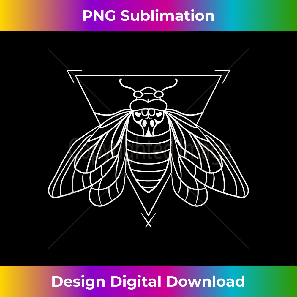 Minimalism Cicada for Bugs Cicadas Lover Entomology Student 1 - Stylish Sublimation Digital Download